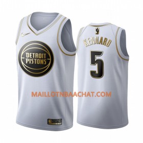 Maillot NBA Detroit Pistons Luke Kennard 5 Nike 2019-20 Blanc Golden Edition Swingman - Homme